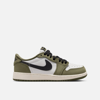 AIR JORDAN 1 RETRO LOW OG (GS) "MEDIUM OLIVE"