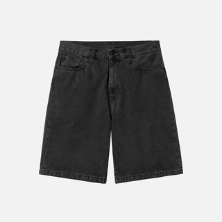 LANDON SHORT - BLACK (STONE WASHED)