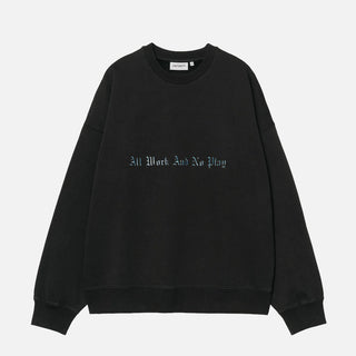 NO PLAY SWEATSHIRT - BLACK