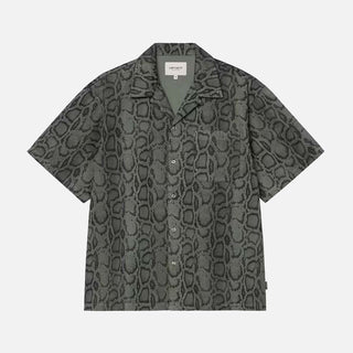 S/S SNAKE CAMO SHIRT - SNAKE CAMO / LEAF
