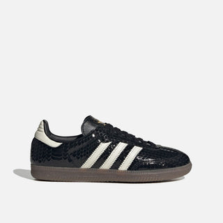 WMNS SAMBA OG "PATENT SNAKESKIN" - BLACK