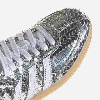 WMNS SAMBA OG "PATENT SNAKESKIN" - SILVER METALLIC