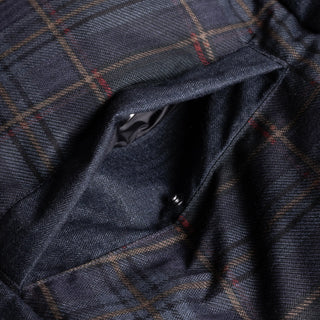 PREMIUM TWEED PUFFER - DARK GREY