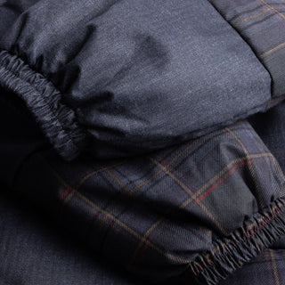 PREMIUM TWEED PUFFER - DARK GREY