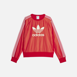 WALES BONNER X ADIDAS NYLON CREW JERSEY - BETTER SCARLET