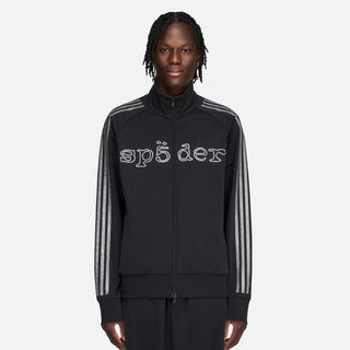 SP5DER X ADIDAS RHINESTONE TRACK TOP - BLACK