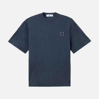 2100030 COMBED ORGANIC COTTON JERSEY T-SHIRT - SLATE BLUE