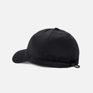 9100011 NYLON METAL BASEBALL CAP IN ECONYL - BLACK