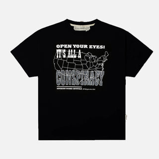CONSPIRACY SHORT SLEEVE TEE - BLACK