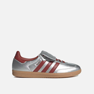 WMNS SAMBA LONG TONGUE - SILVER METALLIC / PRELOVED RUBY
