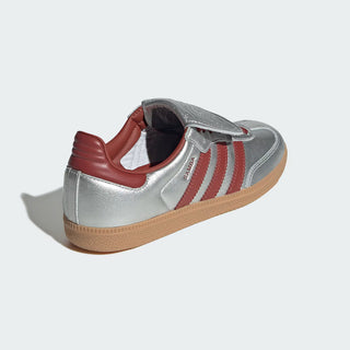 WMNS SAMBA LONG TONGUE - SILVER METALLIC / PRELOVED RUBY
