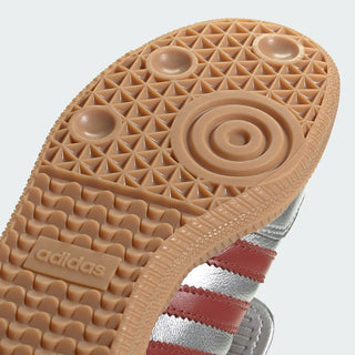 WMNS SAMBA LONG TONGUE - SILVER METALLIC / PRELOVED RUBY