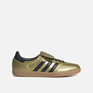 WMNS SAMBA LONG TONGUE - GOLD METALLIC / CORE BLACK