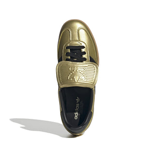 WMNS SAMBA LONG TONGUE - GOLD METALLIC / CORE BLACK