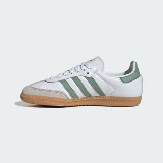 SAMBA OG (GS) - CLOUD WHITE / SILVER GREEN