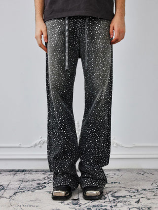 20K SWAROVSKI DIAMOND BORO DENIM - BLACK