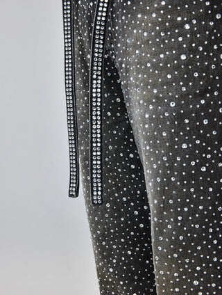 20K SWAROVSKI DIAMOND BORO DENIM - BLACK