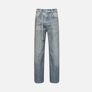 20K SWAROVSKI DIAMOND BORO DENIM - BLUE