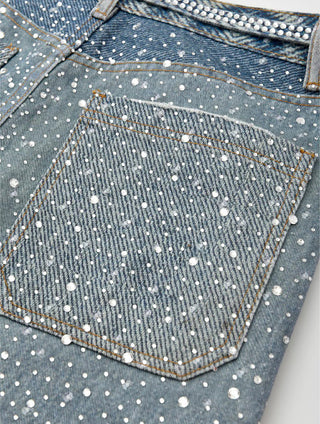 20K SWAROVSKI DIAMOND BORO DENIM - BLUE