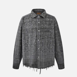 20K DIAMOND PEARL SHIRT - GREY