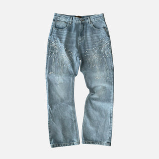 FIREWORK WASH DENIM - BLUE