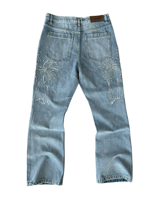 FIREWORK WASH DENIM - BLUE