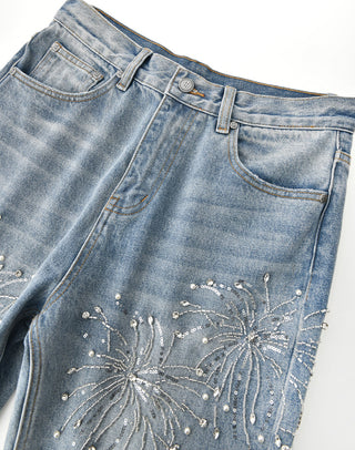 FIREWORK WASH DENIM - BLUE