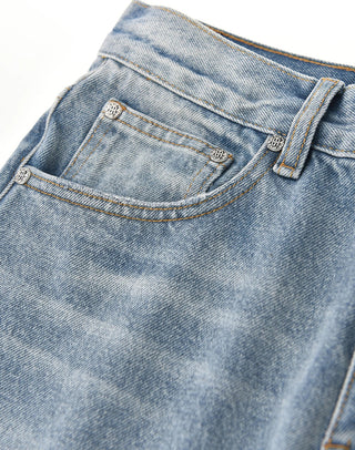 FIREWORK WASH DENIM - BLUE
