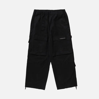 USED RELAXED FIT CARGO PANTS - BLACK