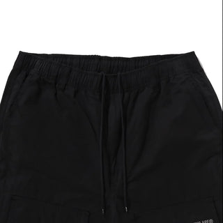 USED RELAXED FIT CARGO PANTS - BLACK