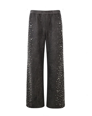 CASHEW BLOSSOM PEARL SWEATPANT - BLACK