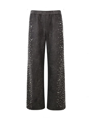 CASHEW BLOSSOM PEARL SWEATPANT - BLACK