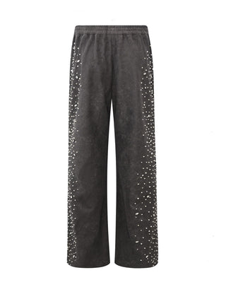 CASHEW BLOSSOM PEARL SWEATPANT - BLACK