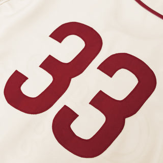 CRATE DIGGERS PHILADELPHIA JERSEY - CREAM / BURGUNDY