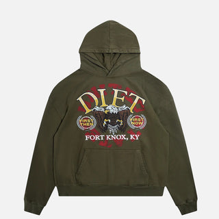 FRENCH TERRY FT KNOX HOODIE - OLIVE