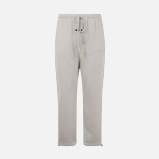 RELAXED FLEECE SWEATPANT - HEATHER STONE