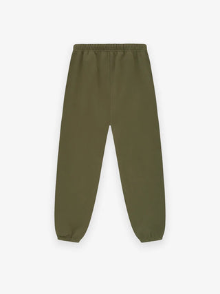 ESSENTIALS FLEECE ESSENTIAL SWEATPANT - MILITARY