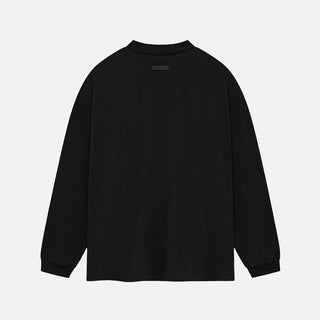 ESSENTIALS HEAVY LONGSLEEVE TEE - BLACK