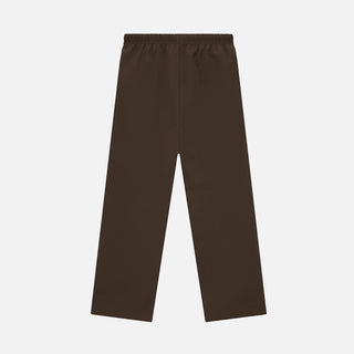 ESSENTIALS BONDED NYLON UTILITY PANT - BROWN
