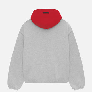 ESSENTIALS BULLS HOODIE - LIGHT HEATHER
