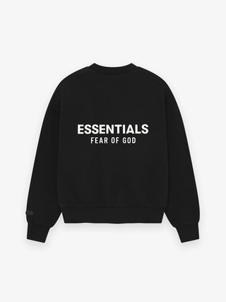 CLASSIC CREWNECK SWEATSHIRT - JET BLACK