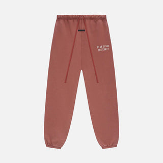 ESSENTIALS HEAVY FLEECE SWEATPANT - CRIMSON