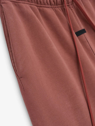 ESSENTIALS HEAVY FLEECE SWEATPANT - CRIMSON