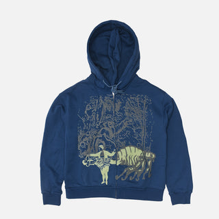 MERLIN ZIP HOODIE - BLUR