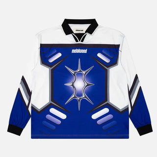 X-GAMES LS JERSEY - WHITE / BLURPLE