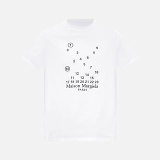 NUMBERS LOGO TEE - WHITE