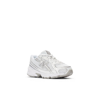 740 BUNGEE LACE (TD) - WHITE / SILVER METALLIC