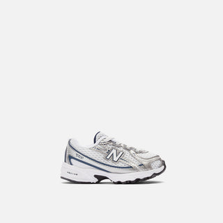 740 BUNGEE LACE (TD) - WHITE / NAVY