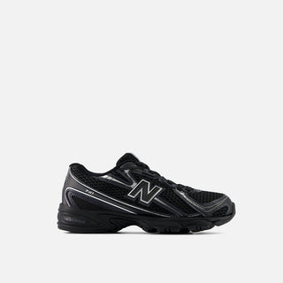 740 BUNGEE LACE (PS) - BLACK / SILVER METALLIC