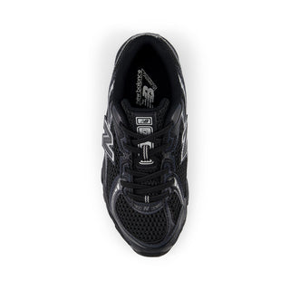740 BUNGEE LACE (PS) - BLACK / SILVER METALLIC